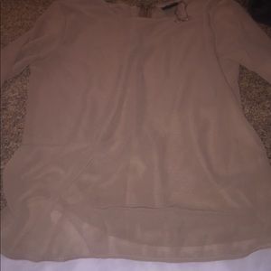 Tan blouse